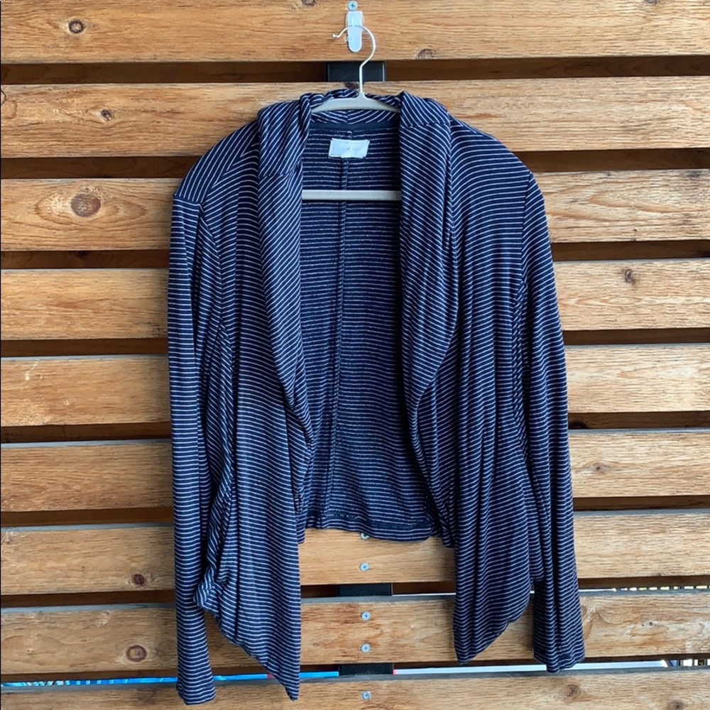 Lou & Grey Blue Striped comfy blazer